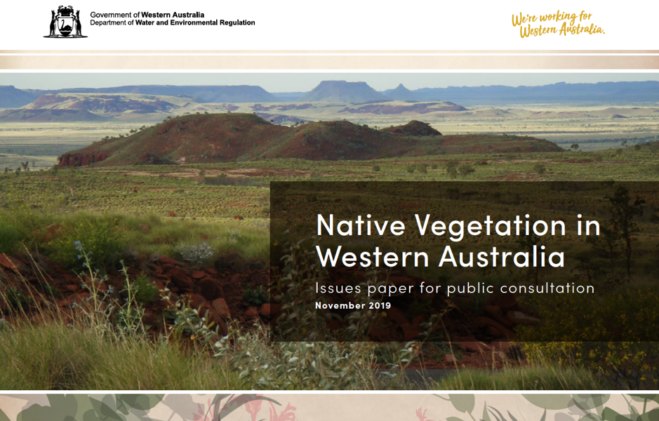 WALN has say on Native Vegetation in Western Australia – Issues Paper